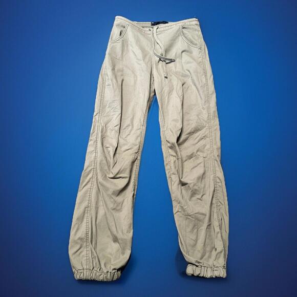 Hollister Pants Mens XS Light Olive Green Rise Parachute Baggy 28x27.5‎ - Picture 1 of 5